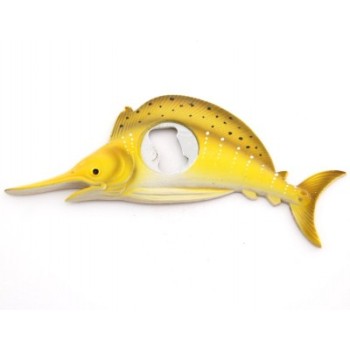 Сувенирна фигурка риба с магнит и отварачка - 17см