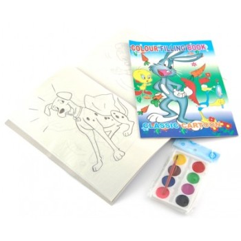 Комплект за рисуване включващ две книжки за оцветяване 25х18см