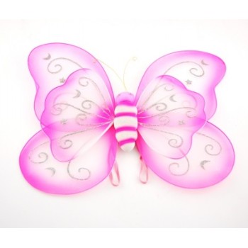 Декоративни пеперудени крилца с ластици за закачане на гръб