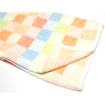 Цветна хавлиена кърпа за ръце на квадрадчета