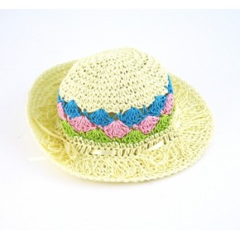 Красива плетена лятна шапка