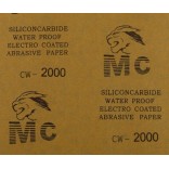 Водна шкурка -комплект от 10 листа абразивна хартия - N 2000