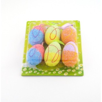 Декоративни Великденски яйца в оригинална опаковка - 6бр