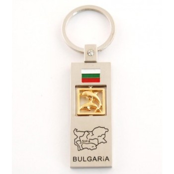 Сувенирен ключодържател метал - карта на България