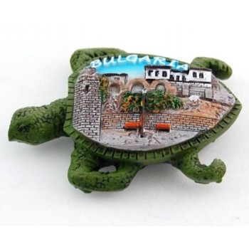Сувенирна фигурка костенурка с магнит - 7