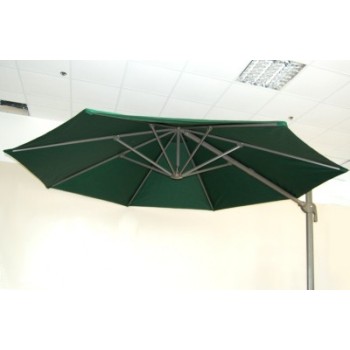   Градински чадър със странично рамо механизъм за разпъване и проветрение