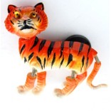 Сувенирна фигурка тигър с магнит - 5см