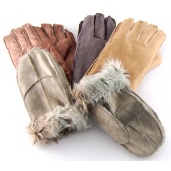 Меки и удобни зимни мъжки ръкавици от изкуствен велур