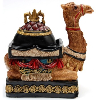 Декоративна кутийка за бижута - едногърба клекнала камила