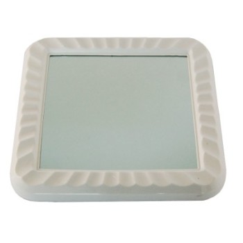 Огледало за баня рамка PVC - 25х25см