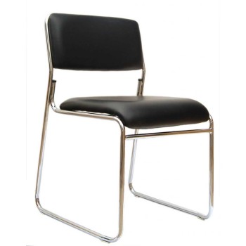 Стол с метална конструкция - седалка и облегалка