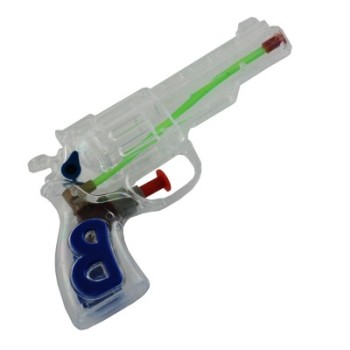 Воден пистолет класически - PVC, прозрачен