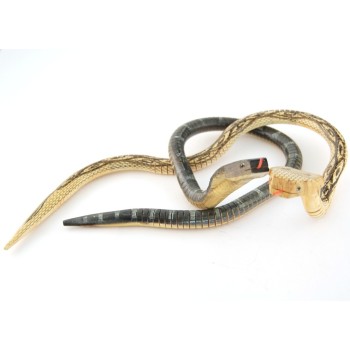 Сувенирна дървена змия - гъвкава - 85см