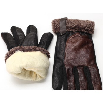 Меки и удобни мъжки ръкавици от изкуствен велур и кожа