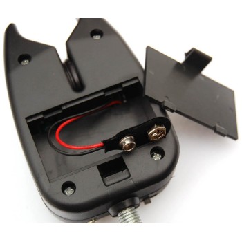 Електронен сигнализатор за въдица с: - два диодни сигнализатора - възможност за регулиране на тона - възможност за регулиране на звука