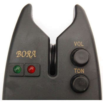 Електронен сигнализатор за въдица с: - два диодни сигнализатора - възможност за регулиране на тона - възможност за регулиране на звука