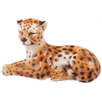 Декоративна фигура - леопард/ тигър, изработен от порцелан