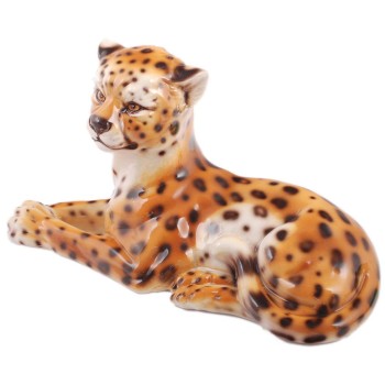 Декоративна фигура - леопард/ тигър, изработен от порцелан