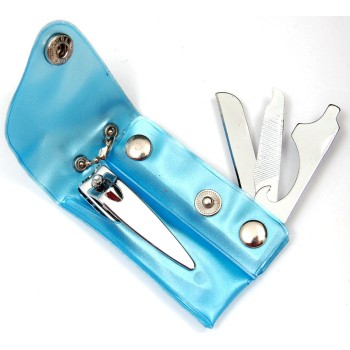 Класическа метална нокторезачка в комплект с пиличка, ножче и отварачка