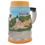 Сувенирна чаша порцелан с релефни забележителности от Балчик