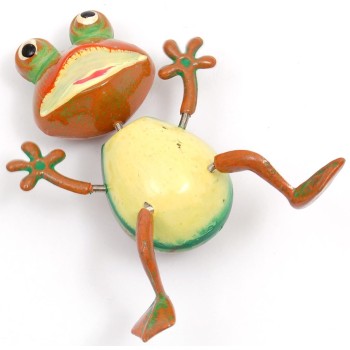 Сувенирна фигурка с магнит - жаба - 11