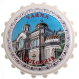 Сувенирна отварачка с магнит - капачка - Варненската катедрала