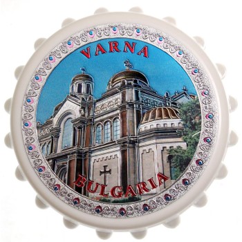 Сувенирна отварачка с магнит - капачка - Варненската катедрала