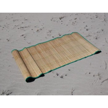 Плетена плажна рогозка - 180х60см