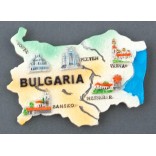 Магнитна релефна фигурка - контури на България