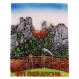 Декоративна релефна фигурка с магнит - Белоградчишките скали