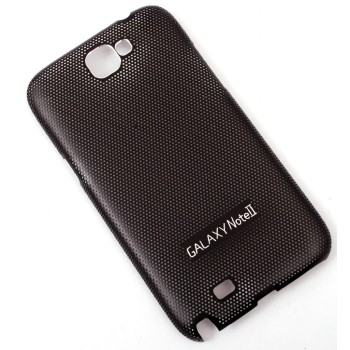Калъф за телефон метален за Samsung Note2 - черен