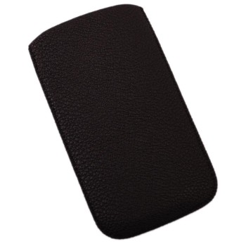 Калъф за телефон Samsung 3, изработен от еко кожа - черен