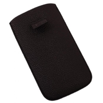 Калъф за телефон Samsung 3, изработен от еко кожа - черен