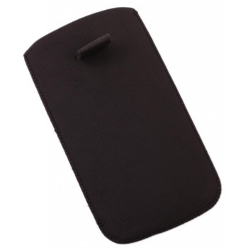 Калъф за телефон iPHONE 4, изработен от еко кожа - черен