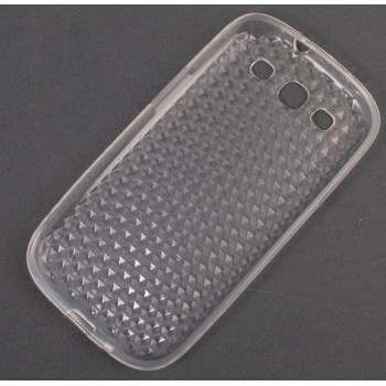 Калъф за телефон Samsung Galaxy 3, изработен от здрав и устойчив силикон - прозрачен