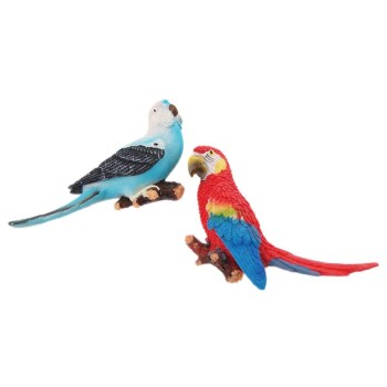 Сувенирна магнитна фигурка - папагал върху клон