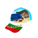 Декоративна фигурка с магнит във формата на шапка - морски пейзаж - България