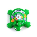Сувенирна гумена фигурка с магнит - костенурка с малкото си