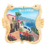 Магнитна релефна фигурка с морски кончета - морски мотиви, България
