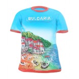 Магнитна релефна фигурка във формата на тениска - морски мотиви, България