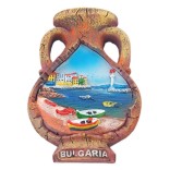 Магнитна релефна фигурка във формата на делва - морски изглед, България