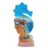 Сувенирен часовник във формата на морско конче - морски мотиви, България
