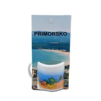 Сувенирна чаша от порцелан - Приморско