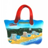 Декоративна релефна фигурка във формата на плажна чанта - плажовете на Албена