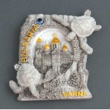 Сувенирна релефна фигурка с магнит - катедралата във Варна