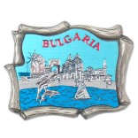 Декоративна метална пластинка с магнит - забележителности по Българското Черноморие