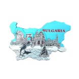 Релефна магнитна пластинка - контури на България