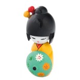 Цветна кукла с чадър - гейша