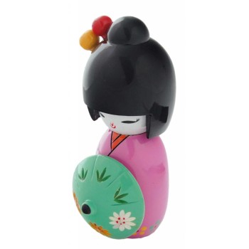 Цветна кукла с чадър - гейша