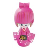 Цветна кукла от дърво - гейша